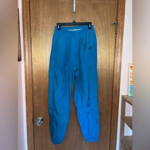 Vintage Nike track pants teal